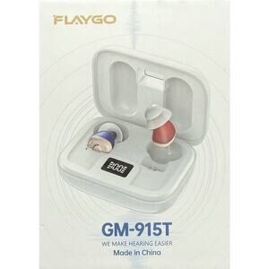 FlayGo Rechargeable Hearing Aids GM - 915T Noise Cancellation